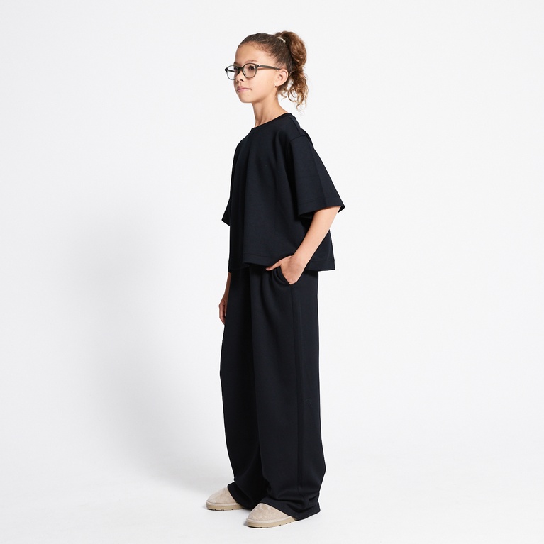 Soft lounge pants "Alma star" Black